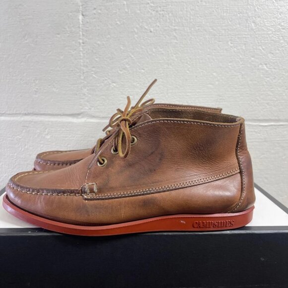 Sebago Campsides 29919 Chukka Ankle Boots Brown Leather Handsewn Men's Size 9 M - Picture 4 of 10